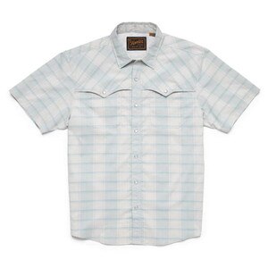 Howler Brothers Open Country Tech Shirt Men's in Braden Plaid Chalk